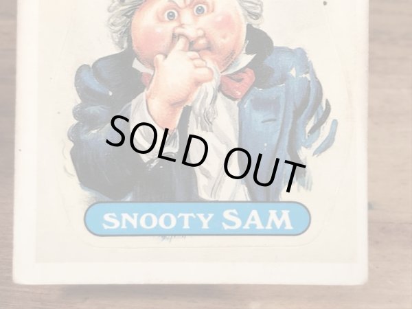 Topps社製のガーベッジペイルキッズの80’sヴィンテージカードシール