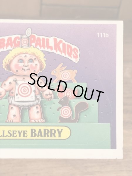 Topps社製のガーベッジペイルキッズの80’sヴィンテージカードシール