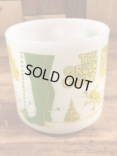 企業キャラクターのグリーンジャイアントのフェデラル社製のビンテージマグカップ