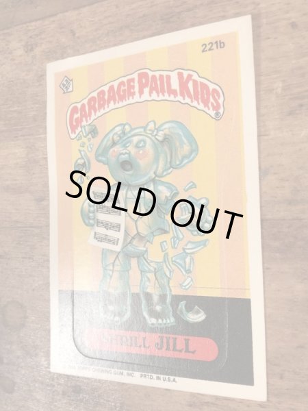 Topps社製のガーベッジペイルキッズの80’sヴィンテージカードシール