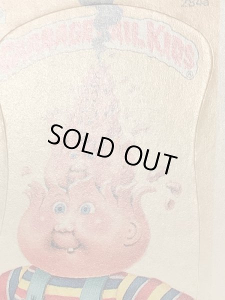 トップス社製のガーベッジペイルキッズの80年代ビンテージステッカーカード