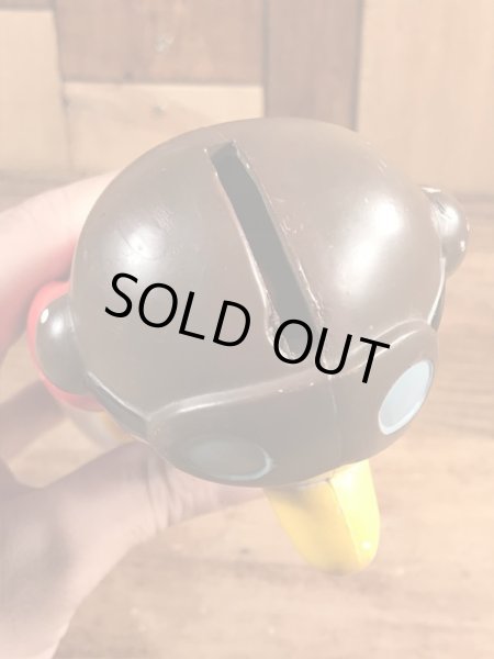 企業キャラクターのBay View Federal Savingsの70年代ビンテージ貯金箱ドール