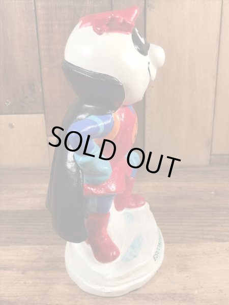 企業キャラクターのダットマンの60〜70年代ビンテージ貯金箱フィギュア