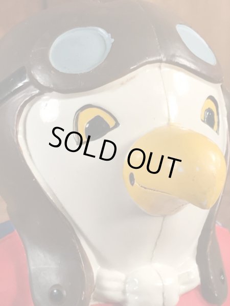 企業キャラクターのBay View Federal Savingsの70年代ビンテージ貯金箱ドール