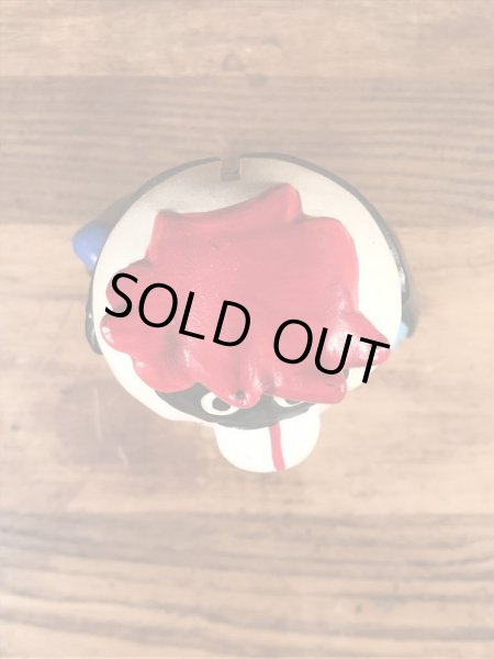 企業キャラクターのダットマンの60〜70年代ビンテージ貯金箱フィギュア