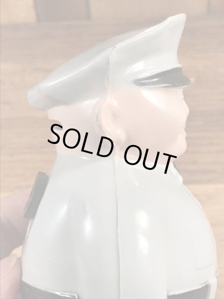 企業キャラクターのTV Joeファットマンの50〜60年代ビンテージ貯金箱フィギュア