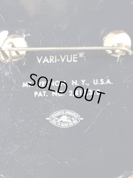 アドバタイジングキャラクターのWoodsy Owlの60〜70’sヴィンテージレンチキュラーバッチ