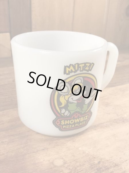 ショウビズピザの企業キャラクター“ミッチー”のビンテージファイヤーキング