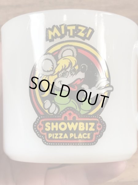 ショウビズピザの企業キャラクター“ミッチー”のビンテージファイヤーキング