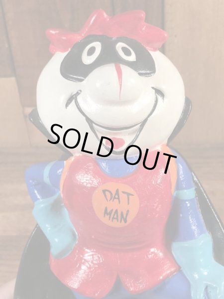 企業キャラクターのダットマンの60〜70年代ビンテージ貯金箱フィギュア