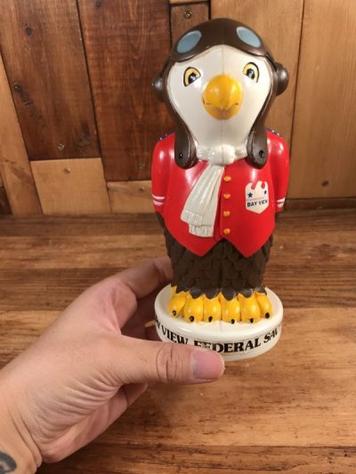 画像3: Dakin “Bay View Federal Savings” Plastic Coin Bank　ベイビュー　ビンテージ　コインバンクドール　貯金箱　70年代