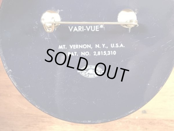 アドバタイジングキャラクターのWoodsy Owlの60〜70’sヴィンテージレンチキュラーバッチ