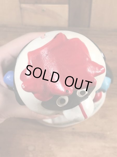 企業キャラクターのダットマンの60〜70年代ビンテージ貯金箱フィギュア