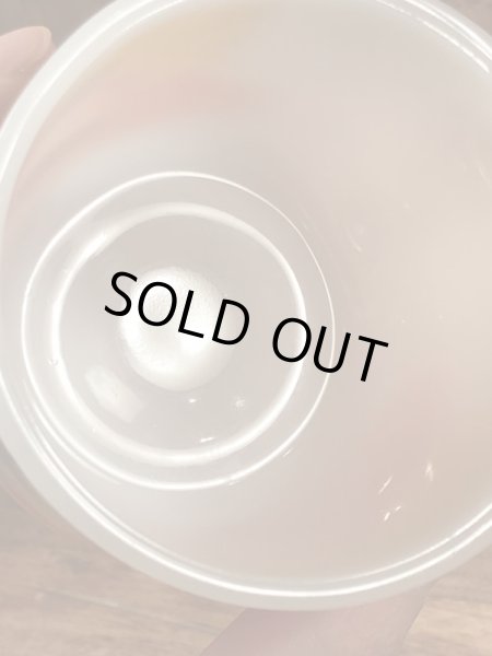 Glasbake社製のCarl's Jr.のミルクガラス製ヴィンテージマグ