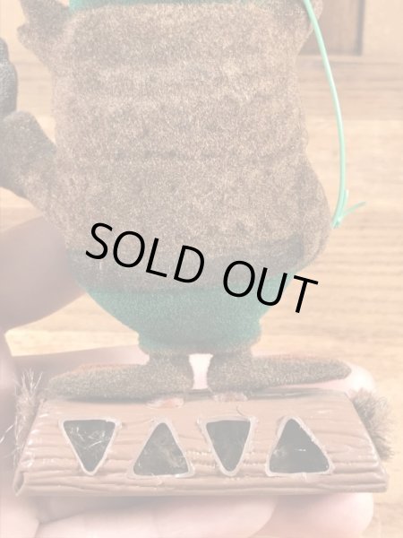 アドバタイジングキャラクターのWoodsy Owlの70’sヴィンテージフィギュア