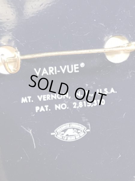 アドバタイジングキャラクターのWoodsy Owlの60〜70’sヴィンテージレンチキュラー缶バッチ