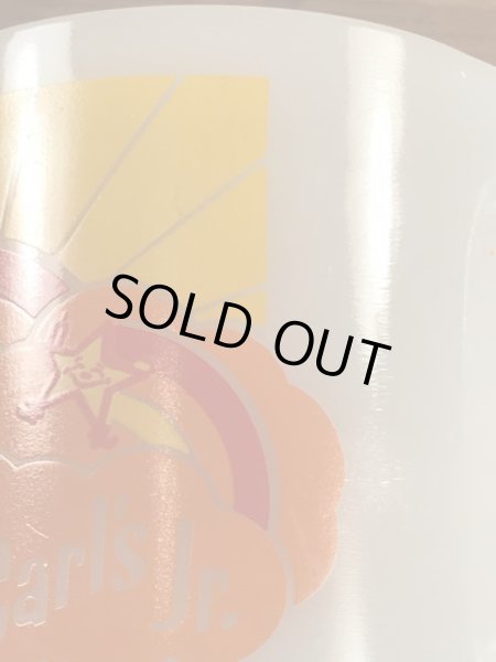 Glasbake社製のCarl's Jr.のミルクガラス製ヴィンテージマグ