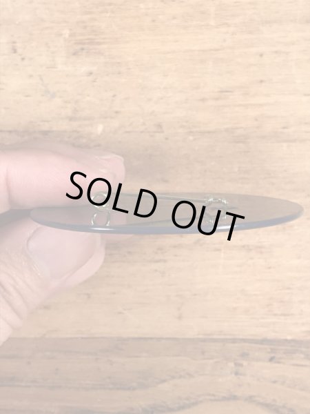 ウッジーオウル　ヴィンテージ　缶バッジ　アドバタイジングキャラクター　レンチキュラー