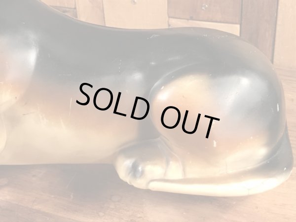 企業キャラクターのFlying A“アクセルロッド”の60年代ビンテージ貯金箱フィギュア