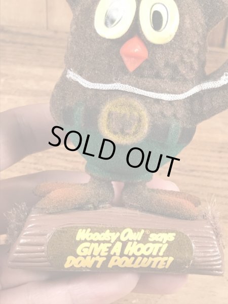 アドバタイジングキャラクターのWoodsy Owlの70’sヴィンテージフィギュア