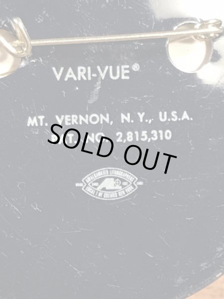 ウッジーオウル　ビンテージ　缶バッチ　企業キャラクター　レンチキュラー