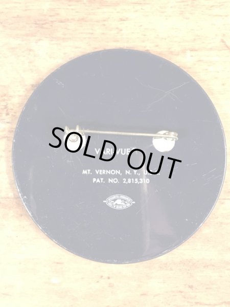 アドバタイジングキャラクターのWoodsy Owlの60〜70’sヴィンテージレンチキュラーバッチ