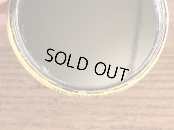 企業キャラクターのバスターブラウンの40年代ビンテージ手鏡