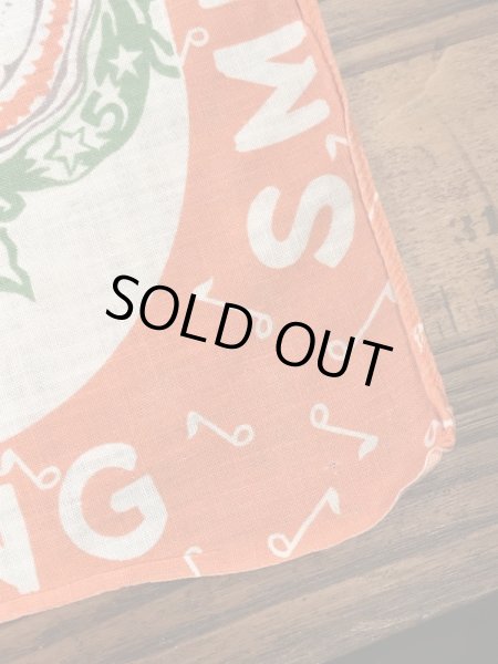 企業キャラクターのバスターブラウンの40〜50年代ビンテージバンダナ