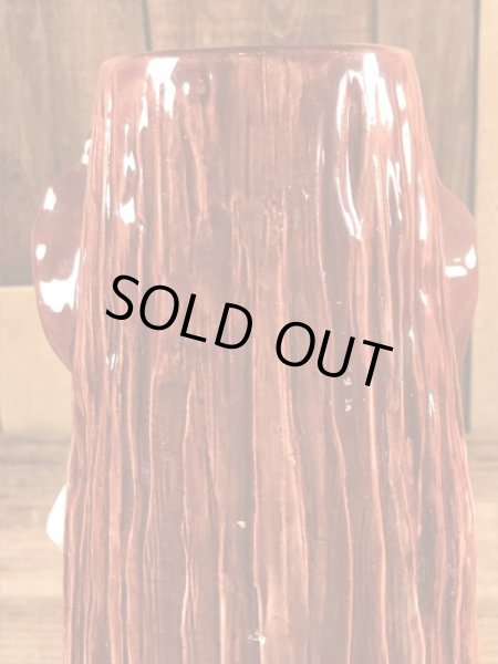 企業キャラクターのナゲットサムの60〜70年代ビンテージ陶器花瓶