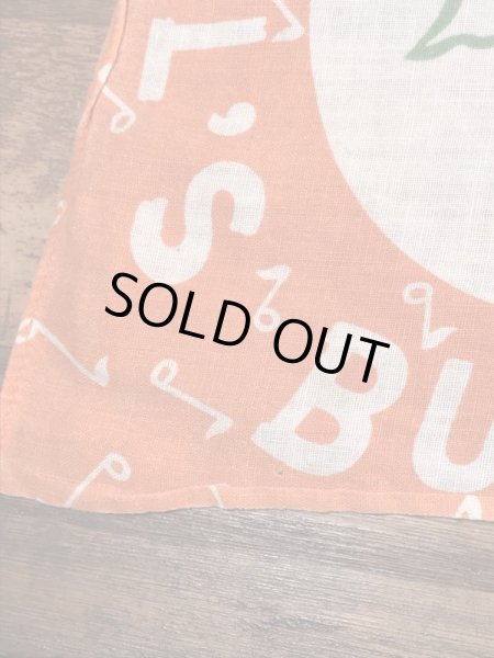 企業キャラクターのバスターブラウンの40〜50年代ビンテージバンダナ