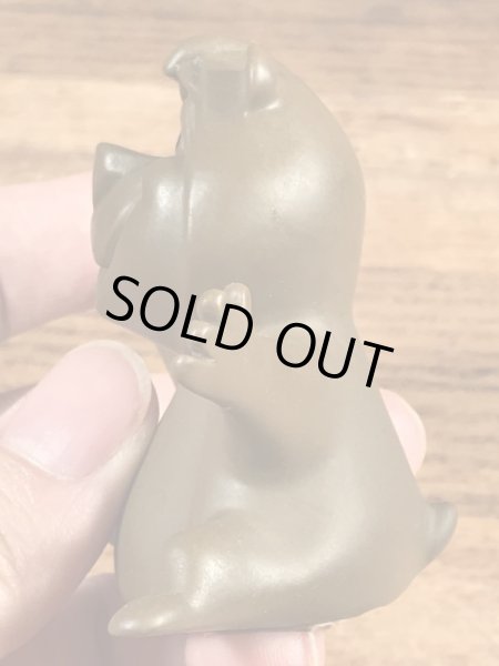 企業キャラクターのクレストティースパスタの70年代ビンテージ指人形