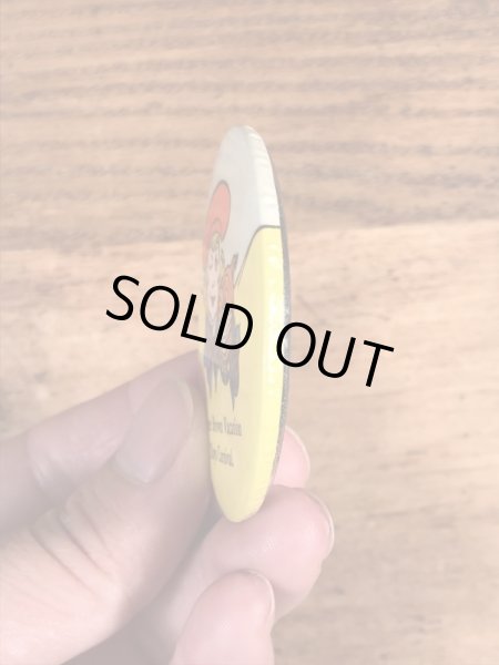 企業キャラクターのバスターブラウンの40年代ビンテージ手鏡