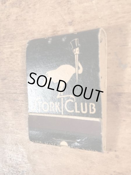 アドバタイジングキャラクターのStork Clubの40〜50’sヴィンテージマッチブック