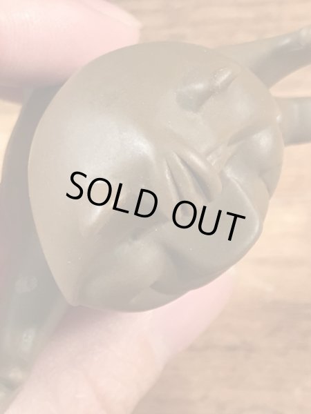 企業キャラクターのクレストティースパスタの70年代ビンテージ指人形