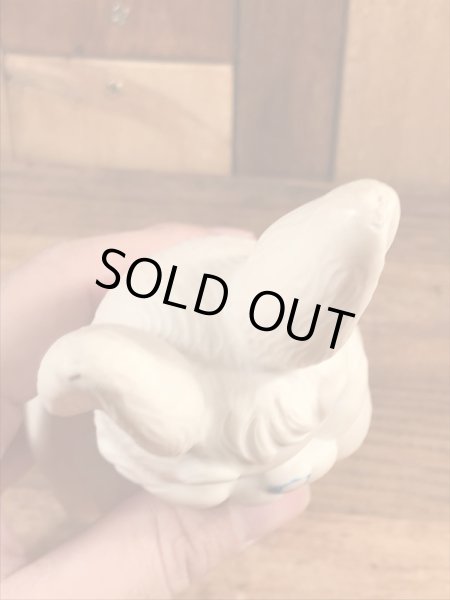 企業物のウサギの50〜70年代ビンテージソフビ人形