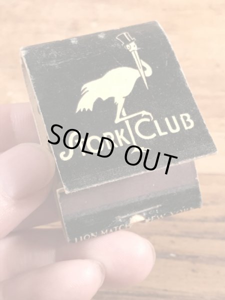 企業キャラクターのスターククラブの40〜50年代ビンテージマッチブック