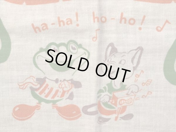 アドバタイジングキャラクターのBuster Brownの40〜50’sヴィンテージスカーフ