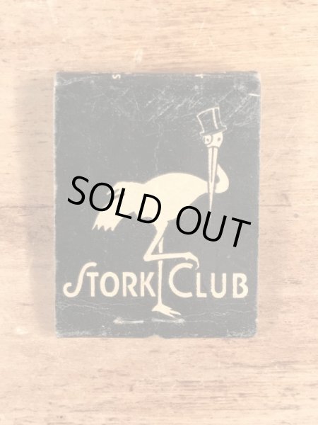 アドバタイジングキャラクターのStork Clubの40〜50’sヴィンテージマッチブック