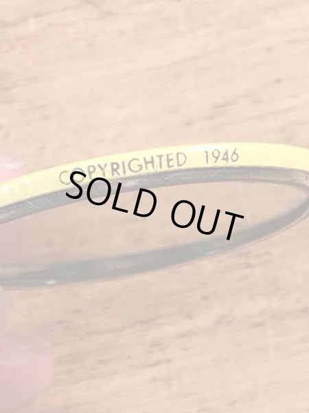 企業キャラクターのバスターブラウンの40年代ビンテージ手鏡