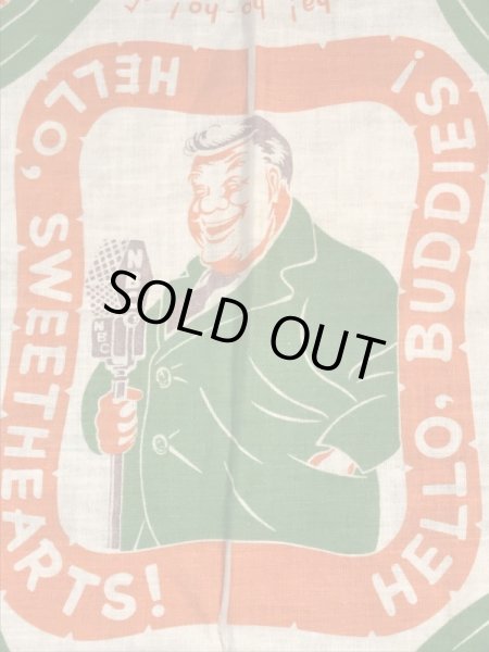 企業キャラクターのバスターブラウンの40〜50年代ビンテージバンダナ