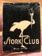 アドバタイジングキャラクターのStork Clubの40〜50’sヴィンテージマッチブック