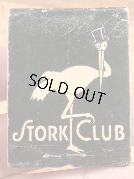 アドバタイジングキャラクターのStork Clubの40〜50’sヴィンテージマッチブック