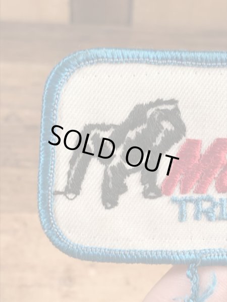 アドバタイジングキャラクターのマックトラックの70年代ビンテージワッペン