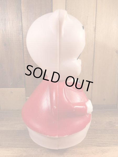 ルーニーテューンズのポーキーピッグの60年代ビンテージ起き上がりこぼし