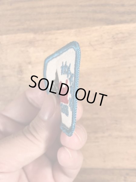 アドバタイジングキャラクターのマックトラックの70年代ビンテージワッペン