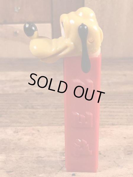 Disneyキャラクターのプルートの60〜70'sヴィンテージ足無しPezディスペンサー