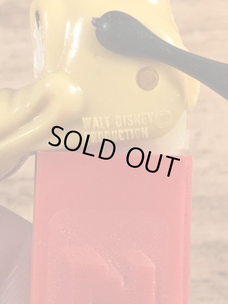 Disneyキャラクターのプルートの60〜70'sヴィンテージ足無しPezディスペンサー