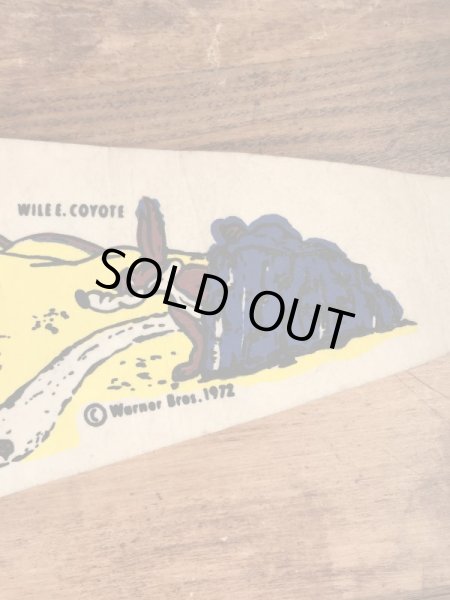 ワーナーブラザーズのルーニーテューンズの70年代ビンテージペナント