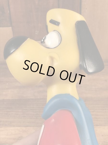 アンダードッグのプラスチック製の90年代ビンテージ貯金箱フィギュア