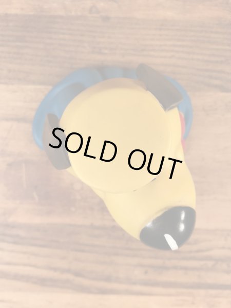 アンダードッグのプラスチック製の90年代ビンテージ貯金箱フィギュア